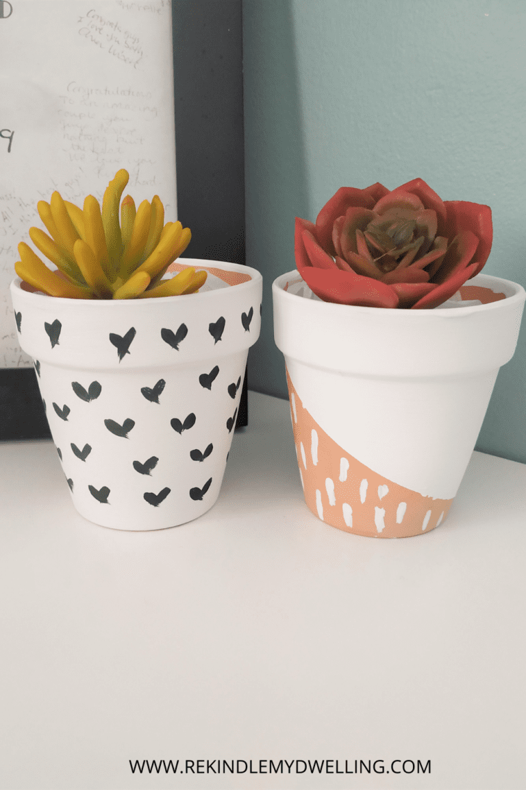 Painted Terracotta Pots Rekindle My Dwelling