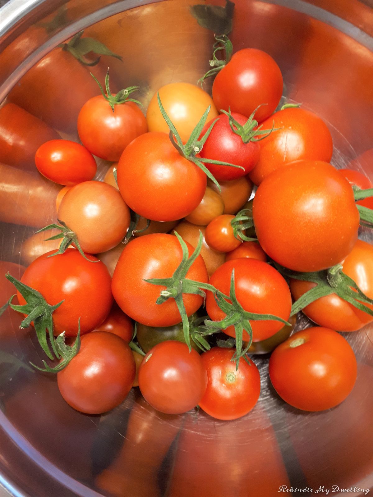 A bowl of tomatoes.