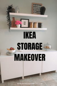 Small Space Makeover with Ikea Storage - Rekindle My Dwelling