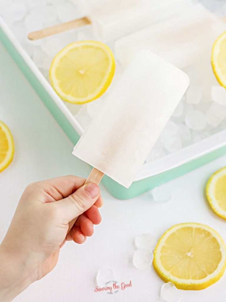Summer popsicle recipes with lemonade.