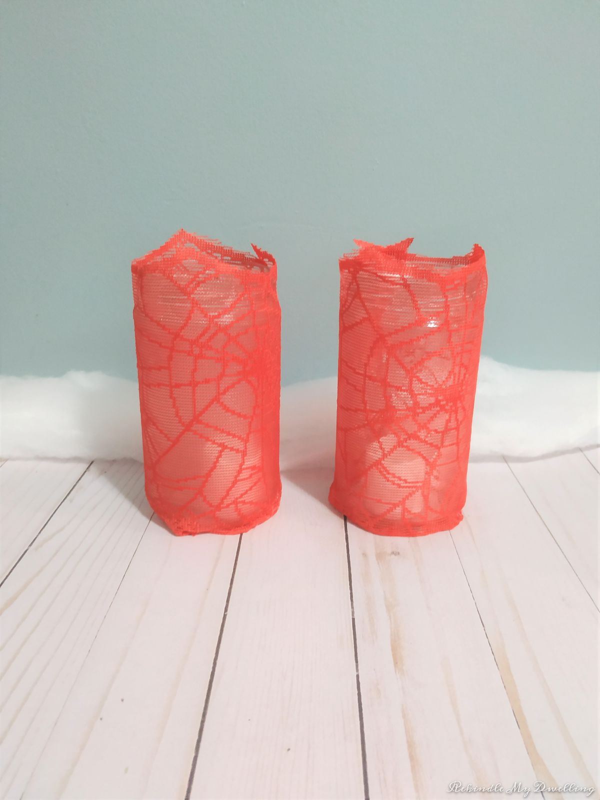 Unlit diy halloween lanterns.