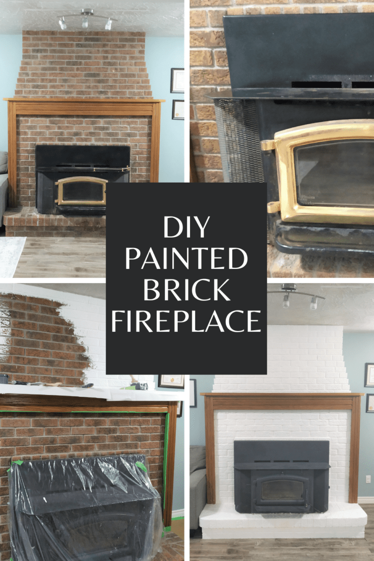 Brick Fireplace Makeover: Before & After - Rekindle My Dwelling