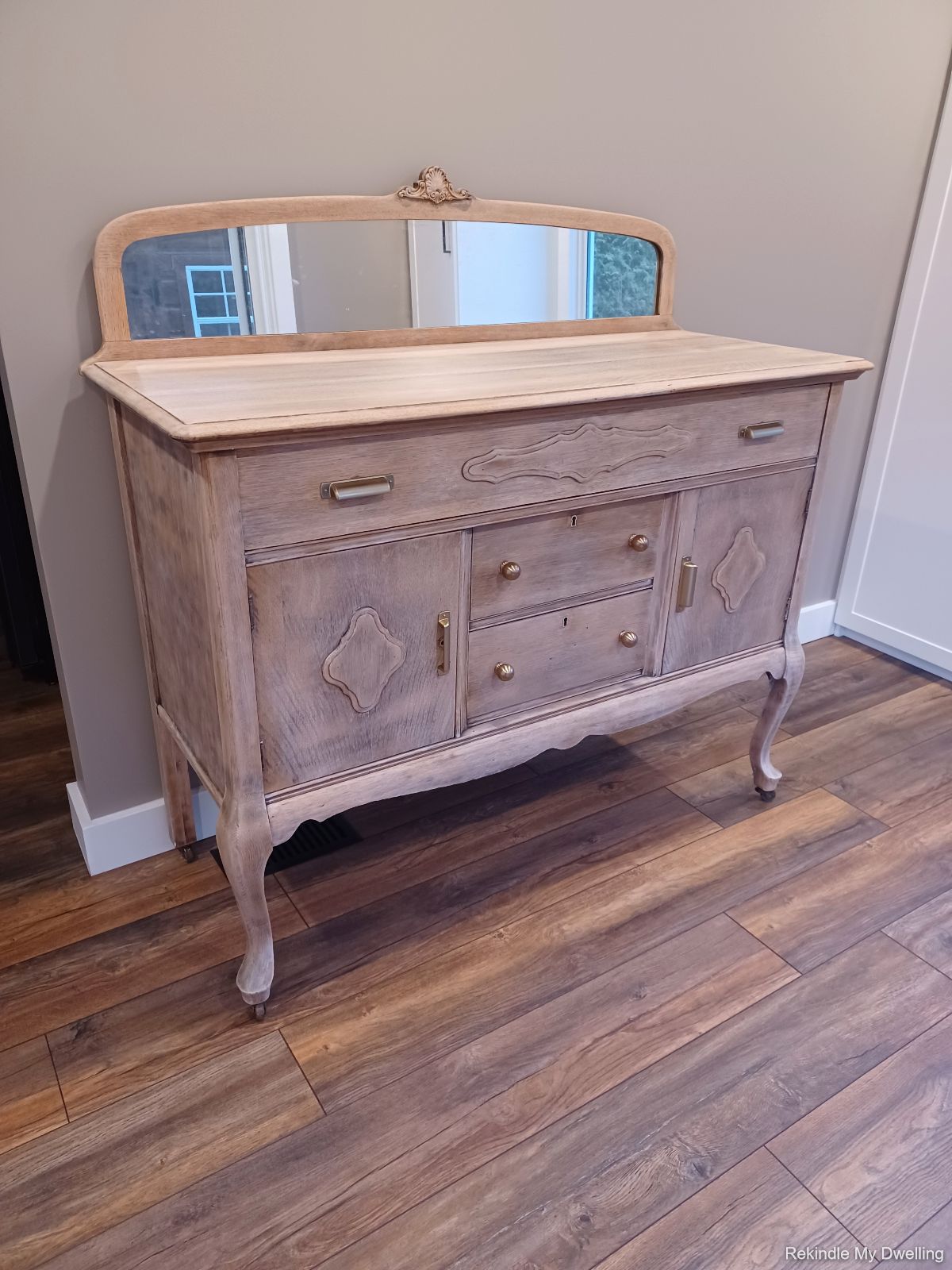 Antique Buffet Makeover – Before & After - Rekindle My Dwelling