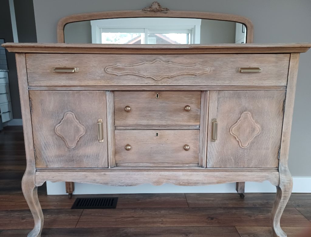 Antique Buffet Makeover – Before & After - Rekindle My Dwelling